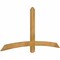 Ekena Millwork Bellingham Rough Sawn Timber Gable Bracket, Western Red Cedar, 72"W x 36"H x 2"D x 4"F, 12/12 Pitch GBW072X36X0204BEL00RWR - alternate 2